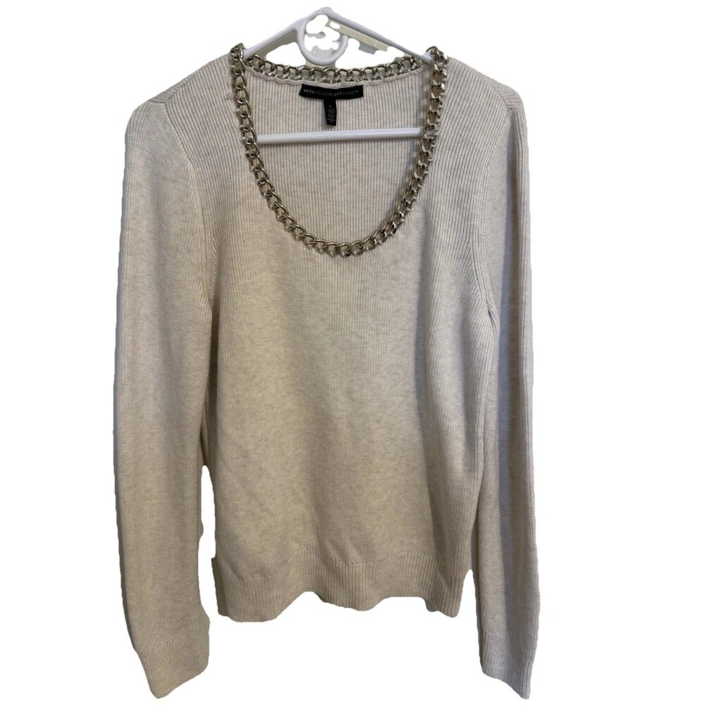 White House Black Market Cashmere Blend Women’s Sweater Size L
